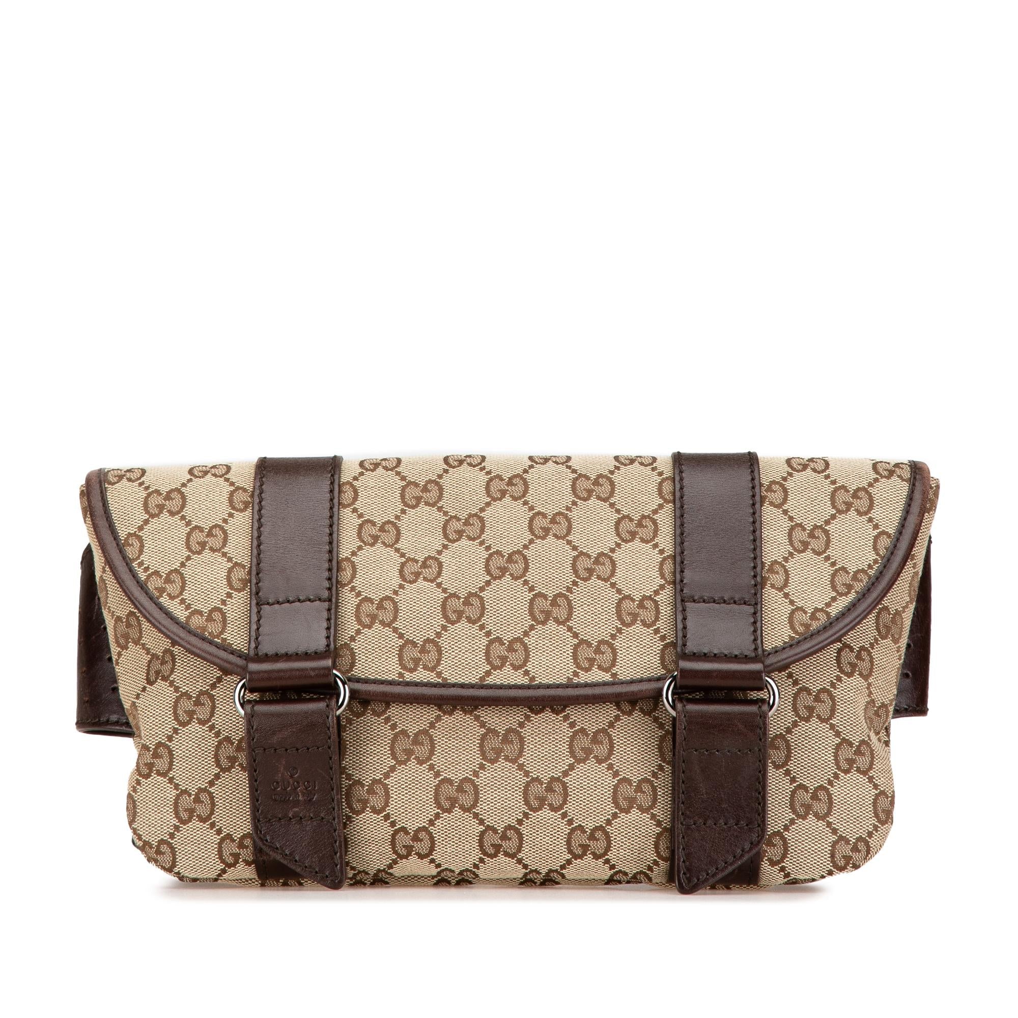 Gucci GG Canvas Belt Bag (SHG-11BTpY)