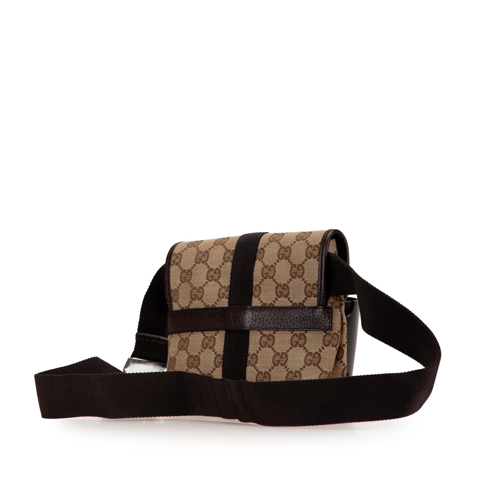 Gucci GG Canvas Belt Bag (SHG-sxzARj)