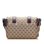 Gucci GG Canvas Belt Flap Messenger (SHG-gesAaY)