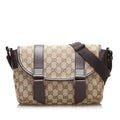 Gucci GG Canvas Belt Flap Messenger (SHG-gesAaY)