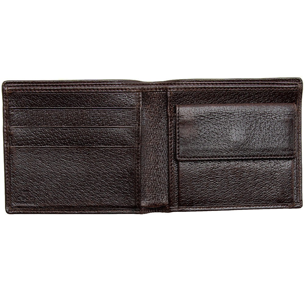 Gucci GG Canvas Bi-Fold Wallet (SHF-22146)
