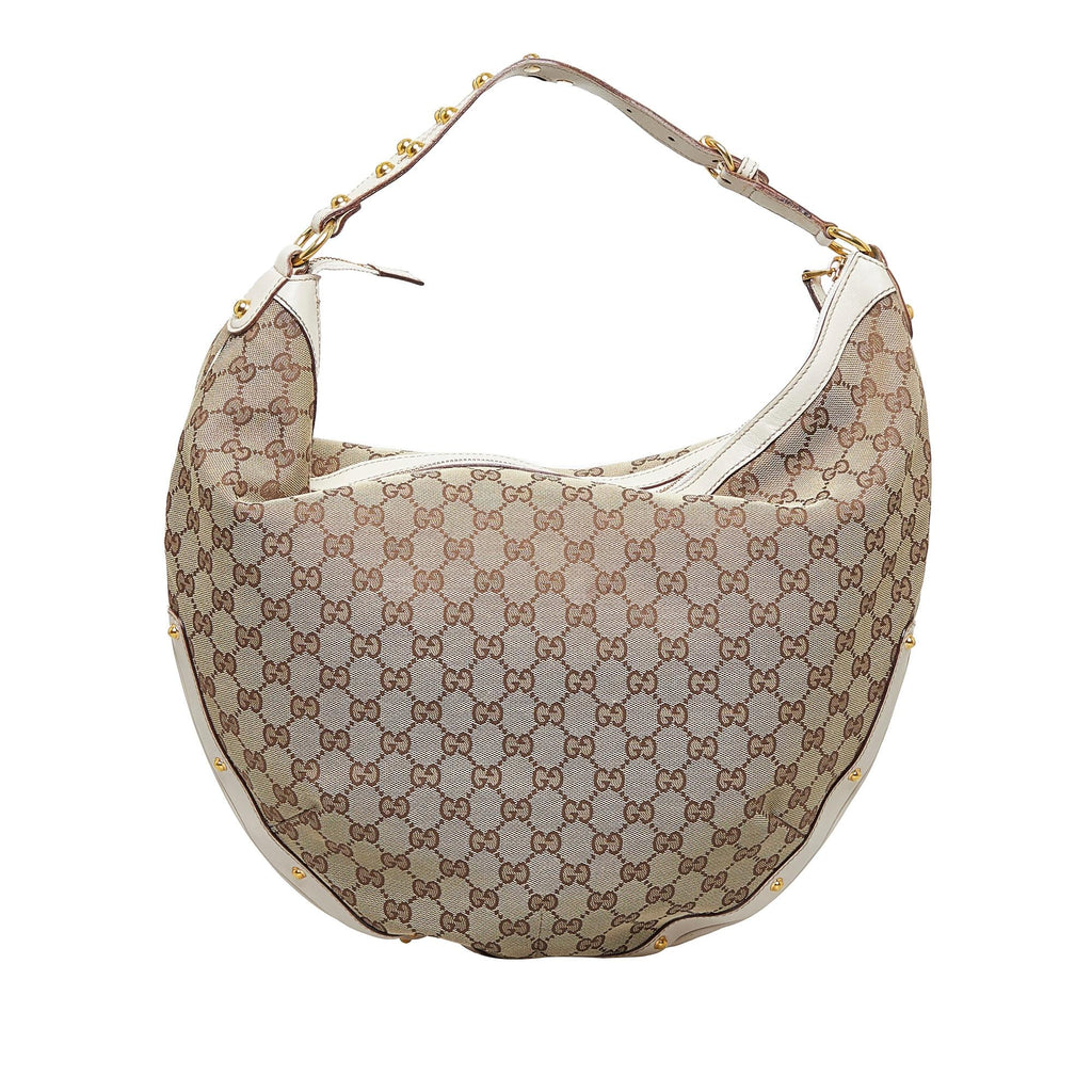 Gucci GG Canvas Biba Hobo (SHG-AM21A8)