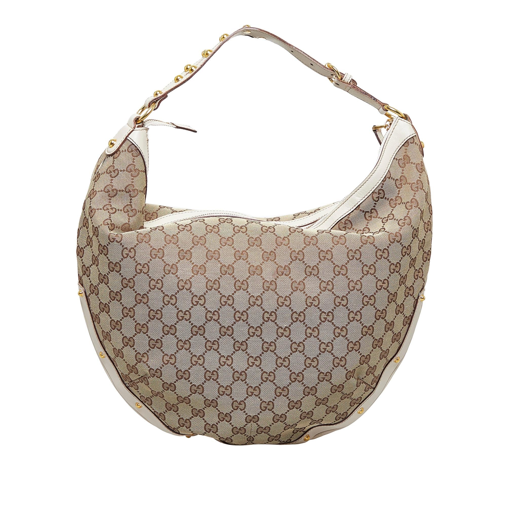 Gucci GG Canvas Biba Hobo (SHG-AM21A8)