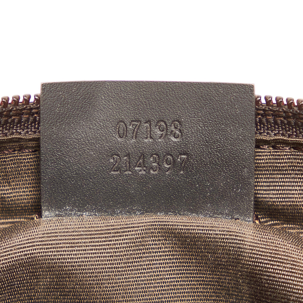 Gucci GG Canvas Boat Baguette (SHG-25344)