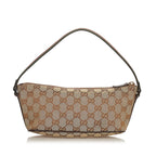 Gucci GG Canvas Boat Baguette (SHG-26182)