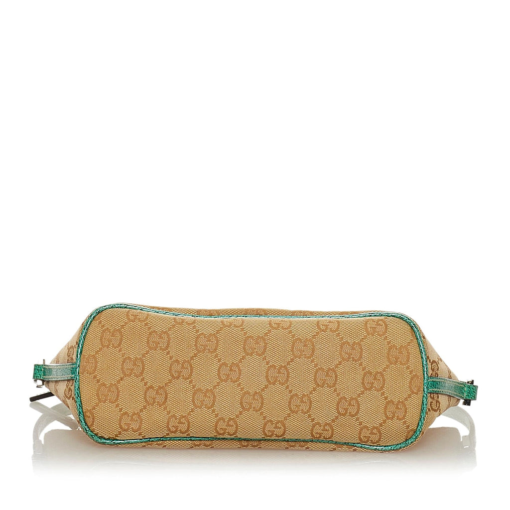 Gucci GG Canvas Boat Baguette (SHG-27207)
