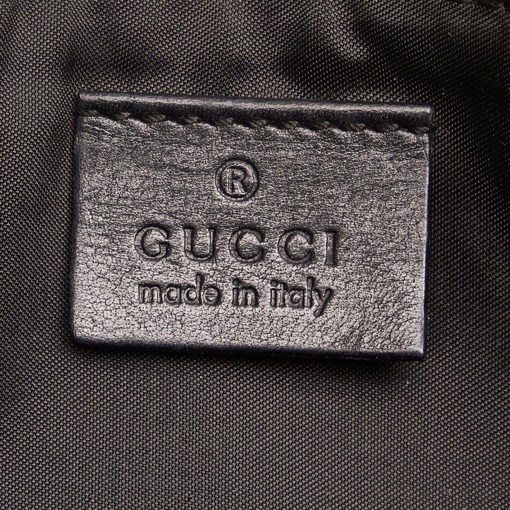 Gucci GG Canvas Boat Baguette (SHG-28064)