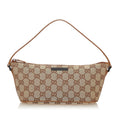Gucci GG Canvas Boat Baguette (SHG-27593)