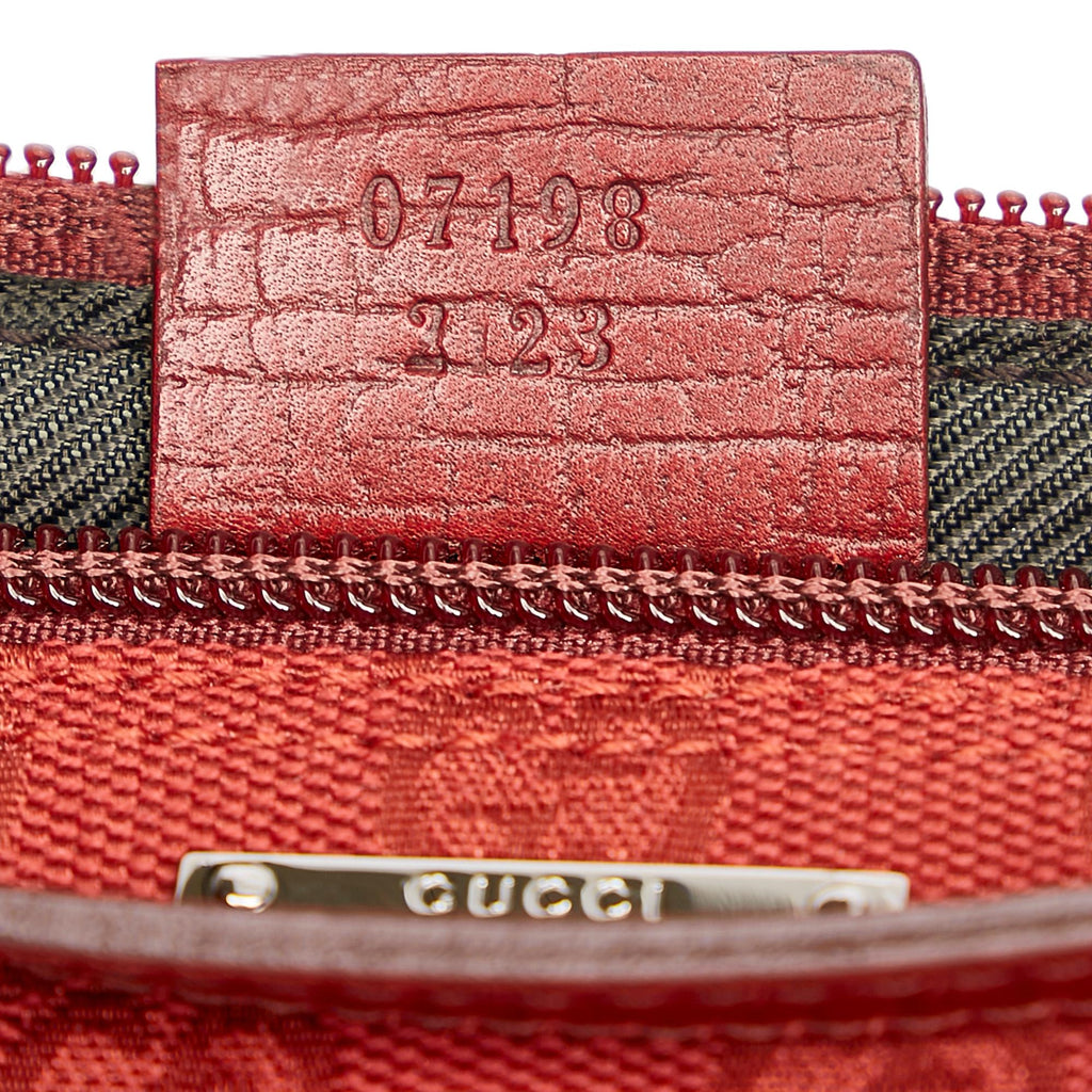 Gucci GG Canvas Boat Baguette (SHG-29083)