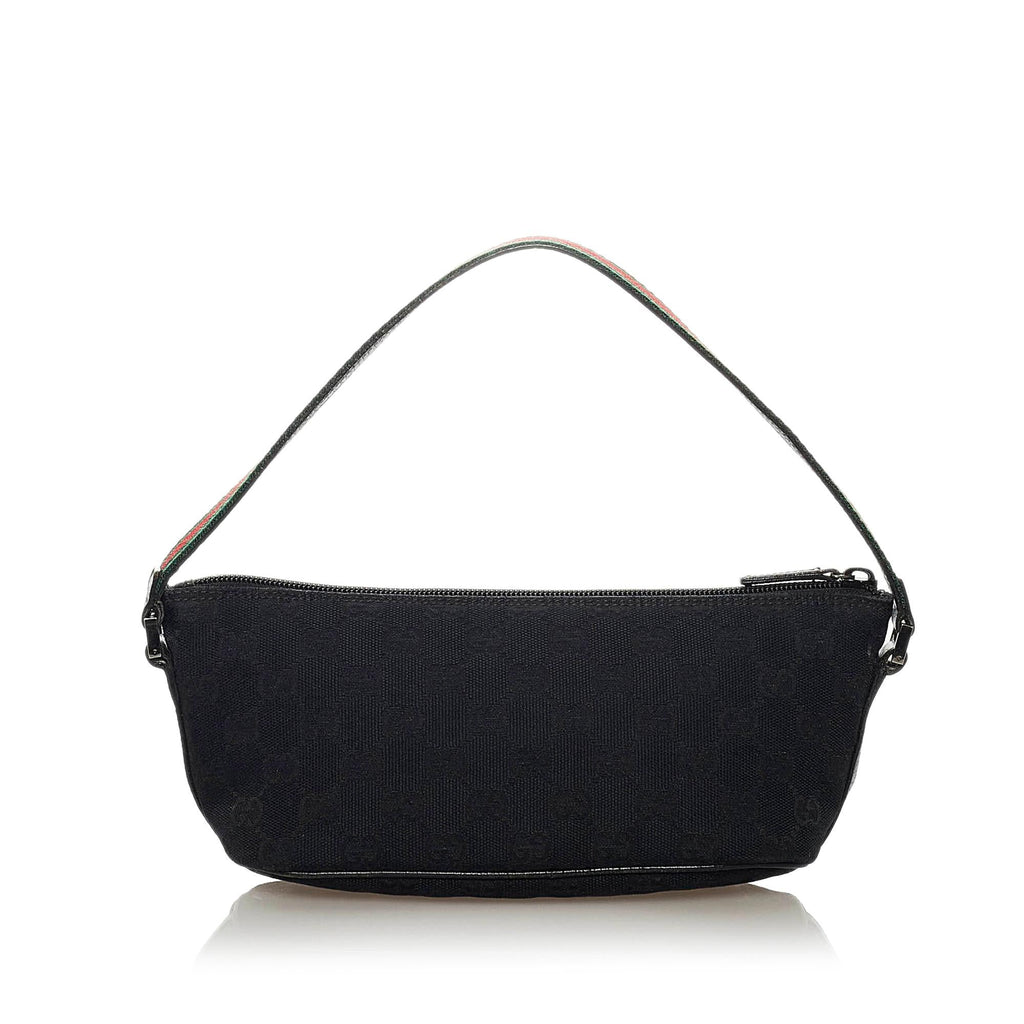 Gucci GG Canvas Boat Baguette (SHG-29230)
