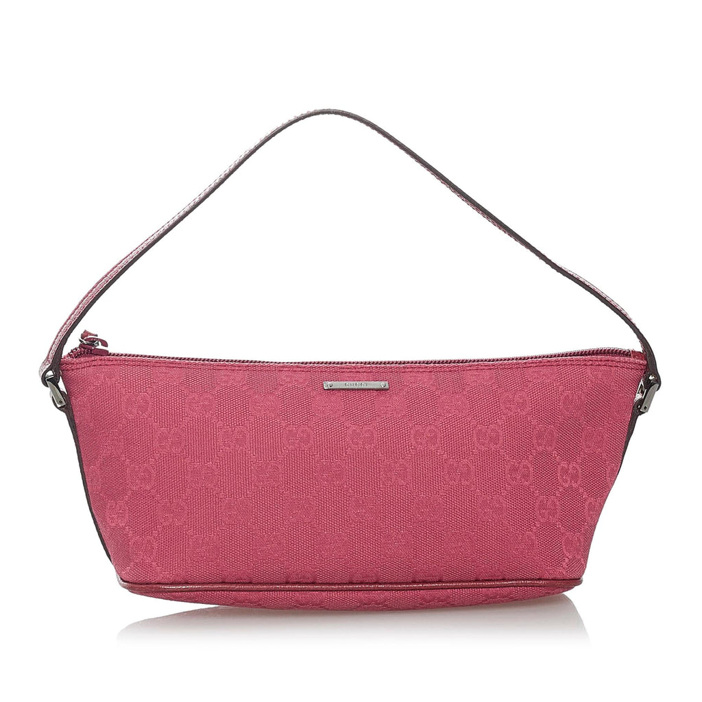 Gucci GG Canvas Boat Baguette (SHG-29455)
