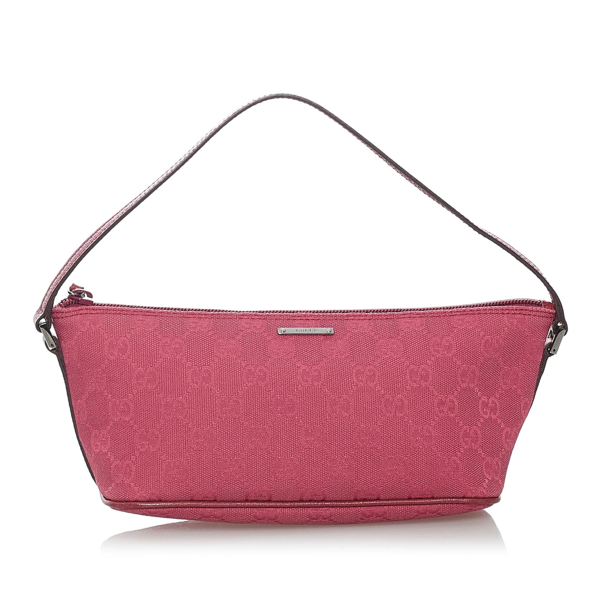 Gucci GG Canvas Boat Baguette (SHG-29455)
