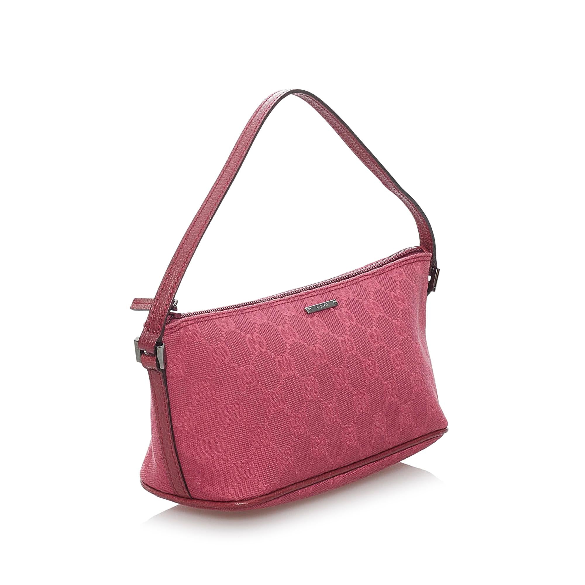 Gucci GG Canvas Boat Baguette (SHG-29455)