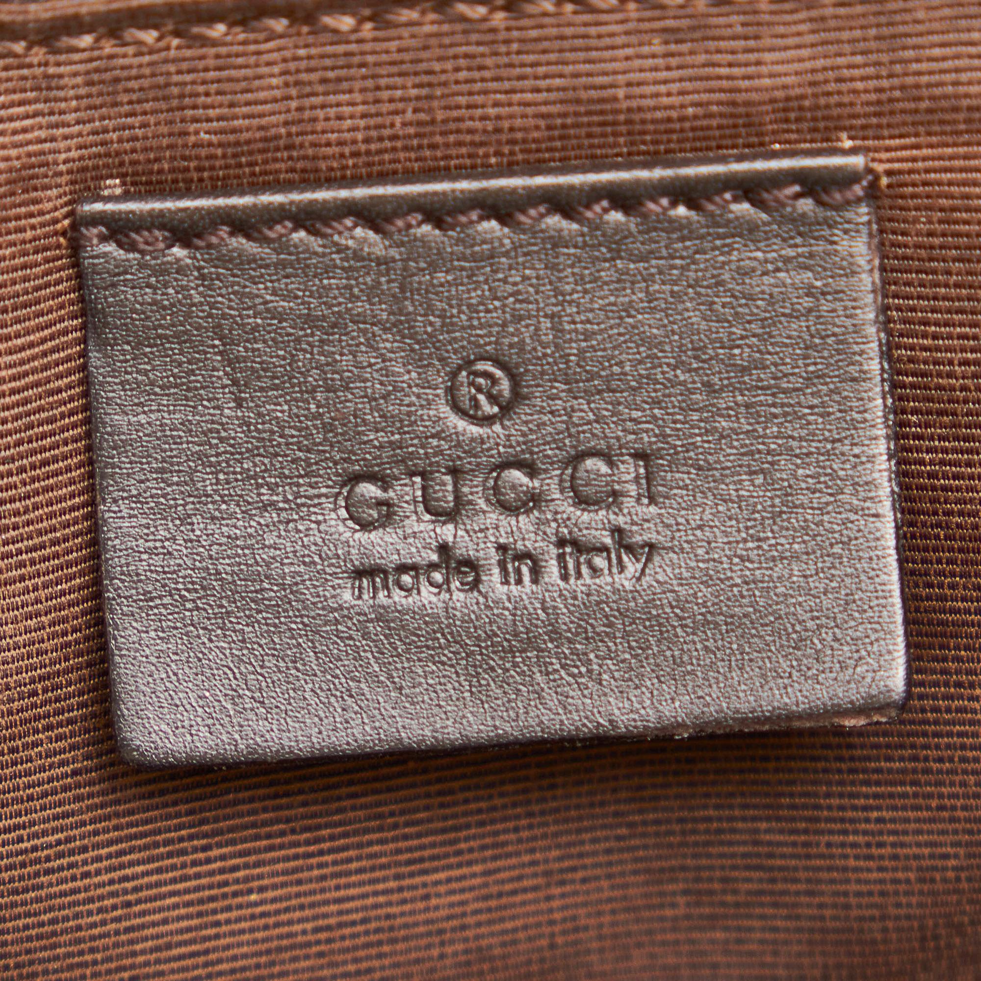 Gucci GG Canvas Boat Baguette (SHG-29827)