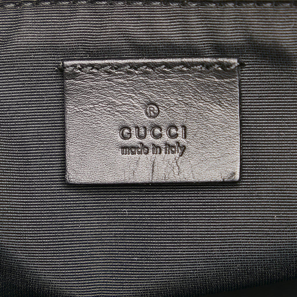 Gucci GG Canvas Boat Baguette (SHG-30604)