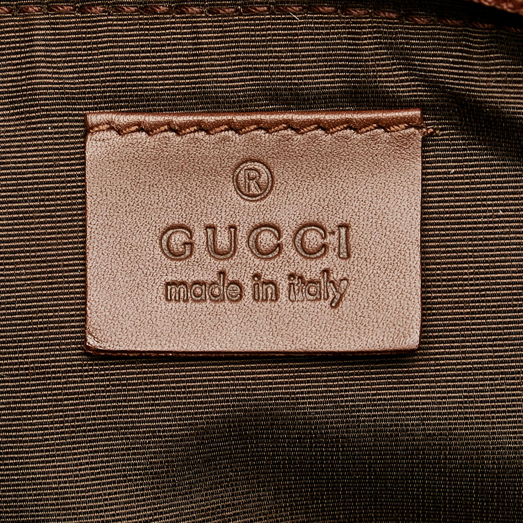 Gucci GG Canvas Boat Baguette (SHG-30770)