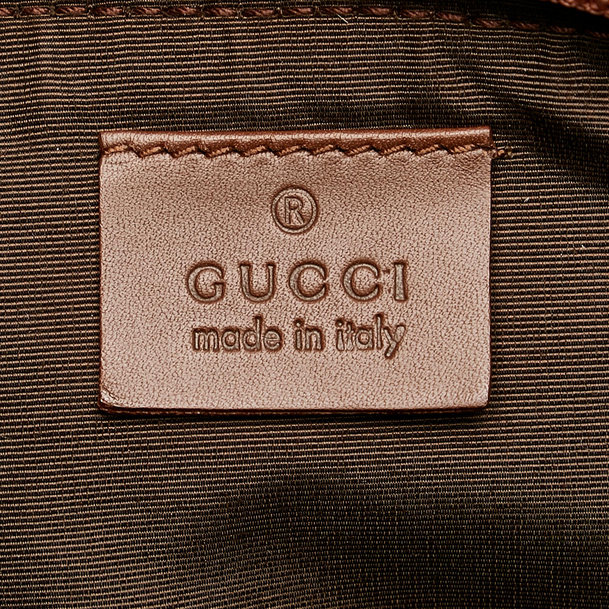 Gucci GG Canvas Boat Baguette (SHG-30770)