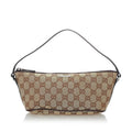 Gucci GG Canvas Boat Baguette (SHG-30775)