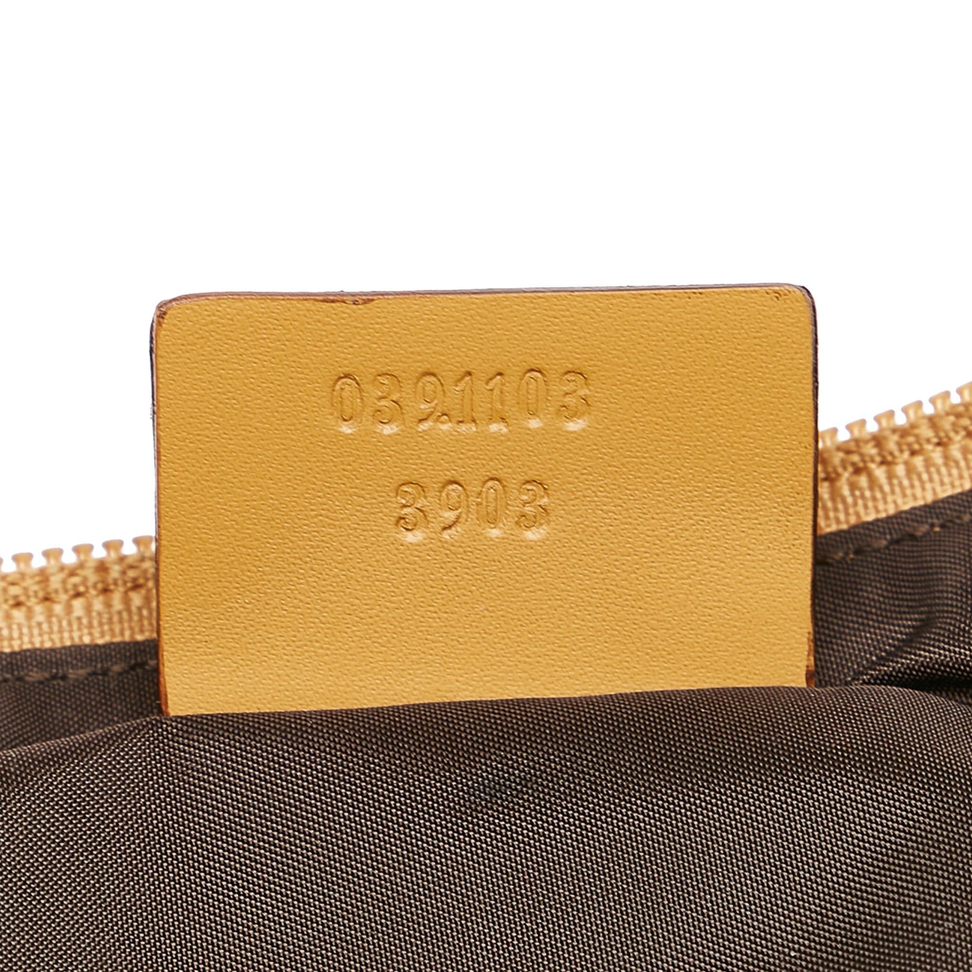 Gucci GG Canvas Boat Baguette (SHG-30839)