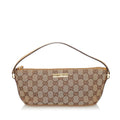 Gucci GG Canvas Boat Baguette (SHG-30839)