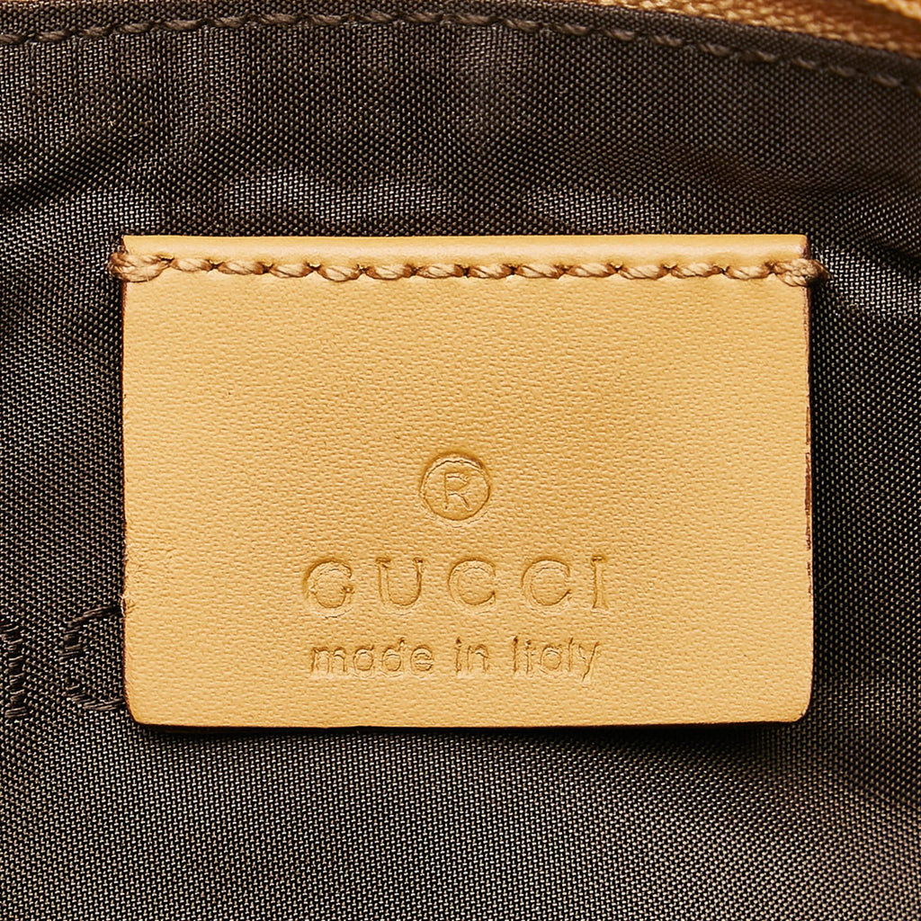 Gucci GG Canvas Boat Baguette (SHG-30839)