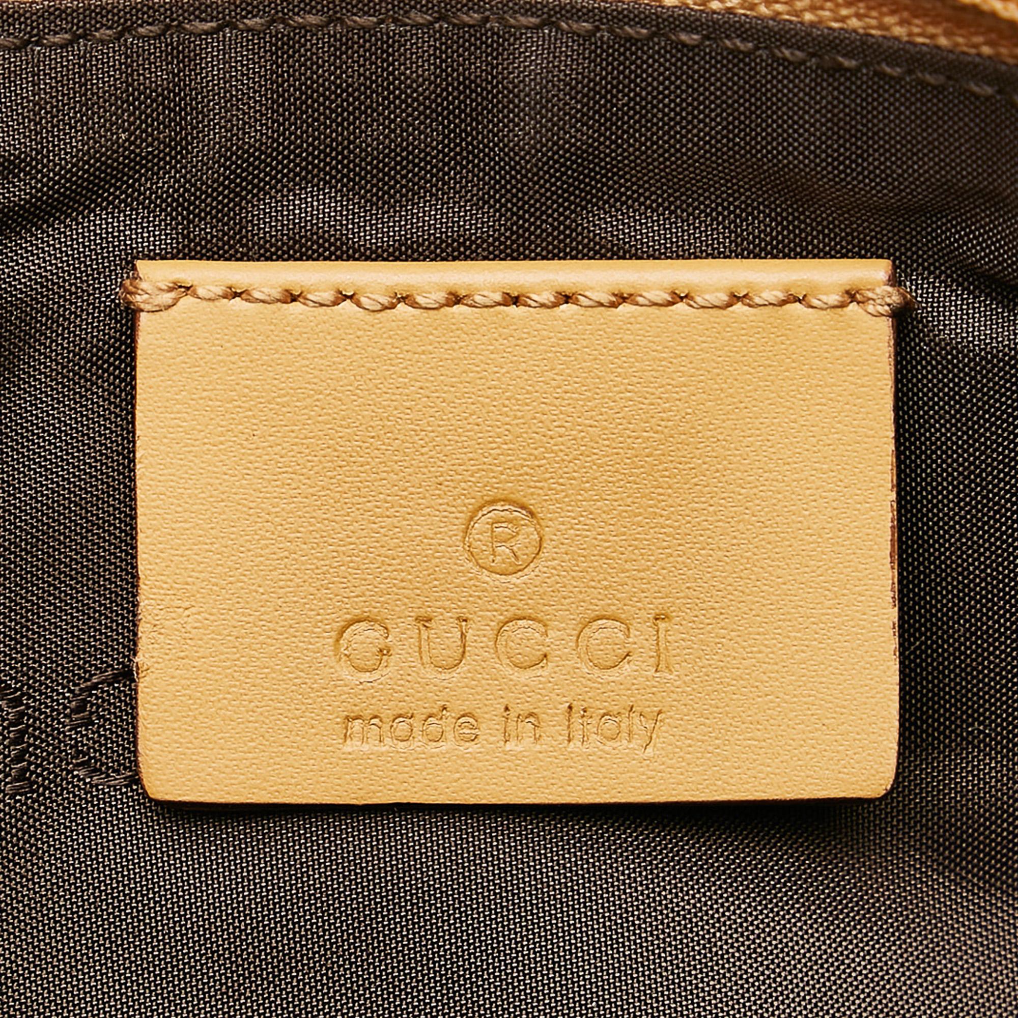 Gucci GG Canvas Boat Baguette (SHG-30839)