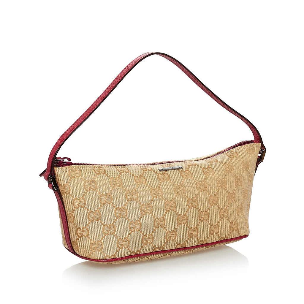 Gucci GG Canvas Boat Baguette (SHG-30849)