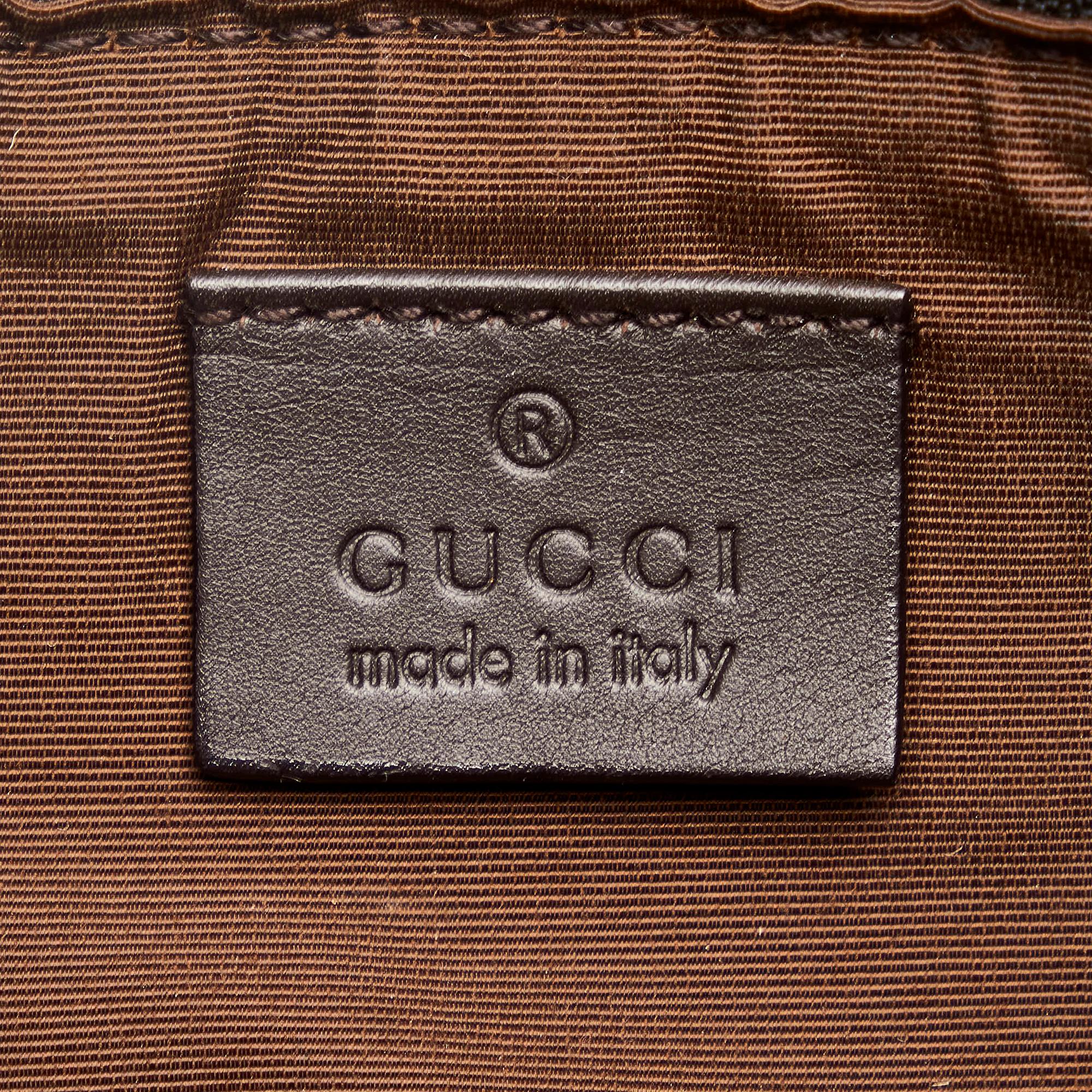 Gucci GG Canvas Boat Baguette (SHG-30880)