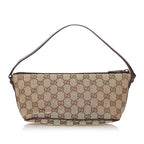Gucci GG Canvas Boat Baguette (SHG-31393)