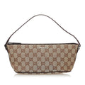 Gucci GG Canvas Boat Baguette (SHG-31393)