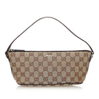 Gucci GG Canvas Boat Baguette (SHG-31393)