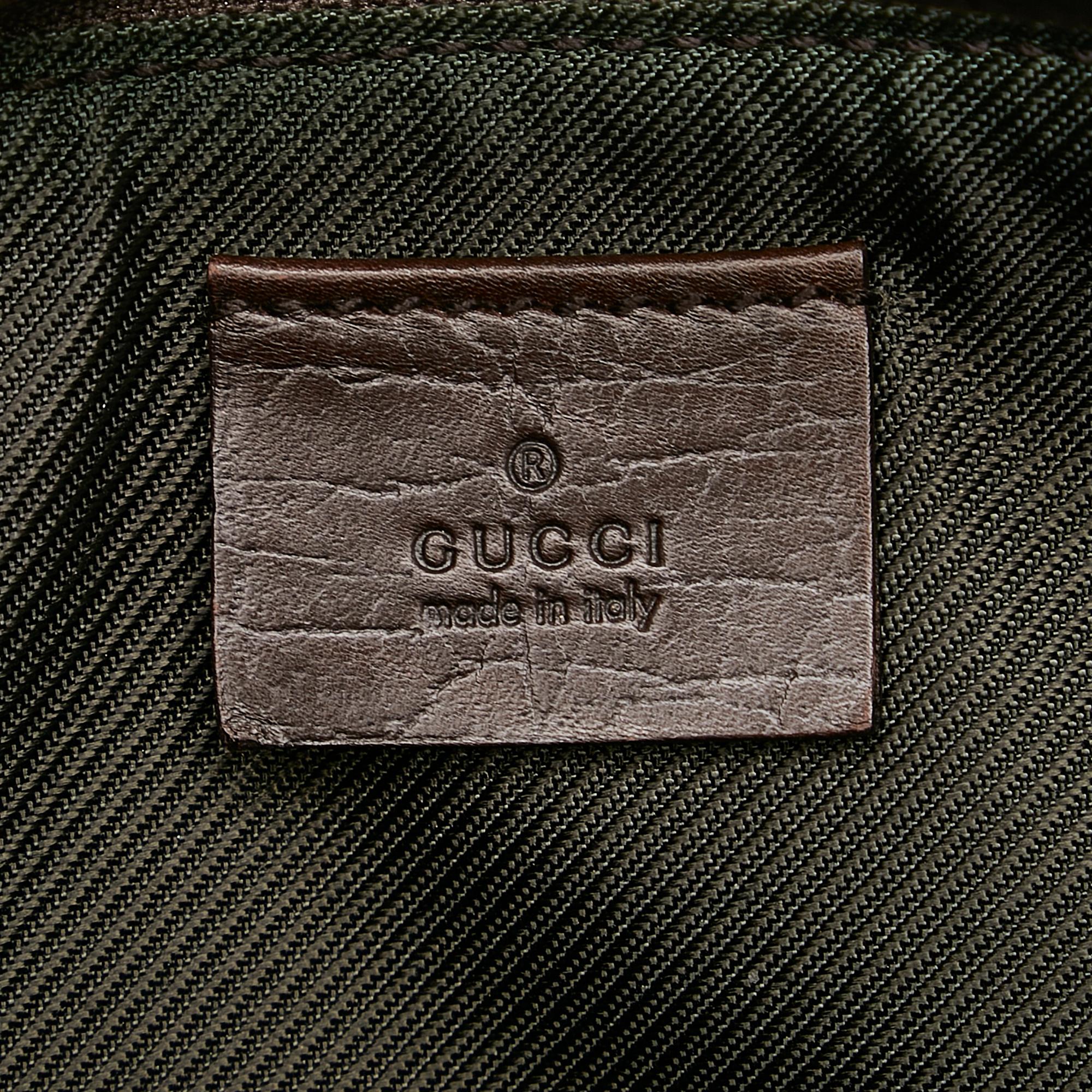 Gucci GG Canvas Boat Baguette (SHG-31393)