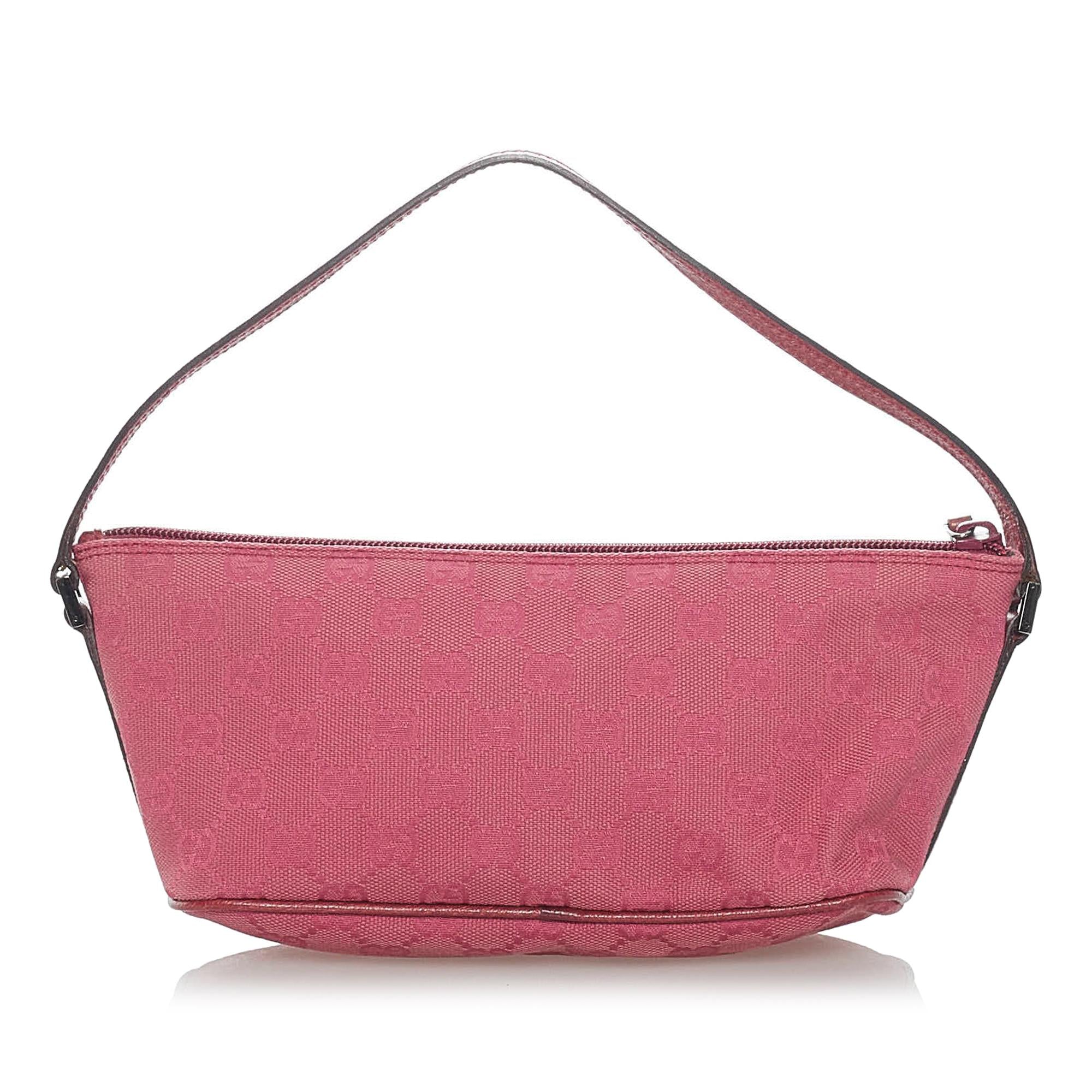 Gucci GG Canvas Boat Baguette (SHG-31572)