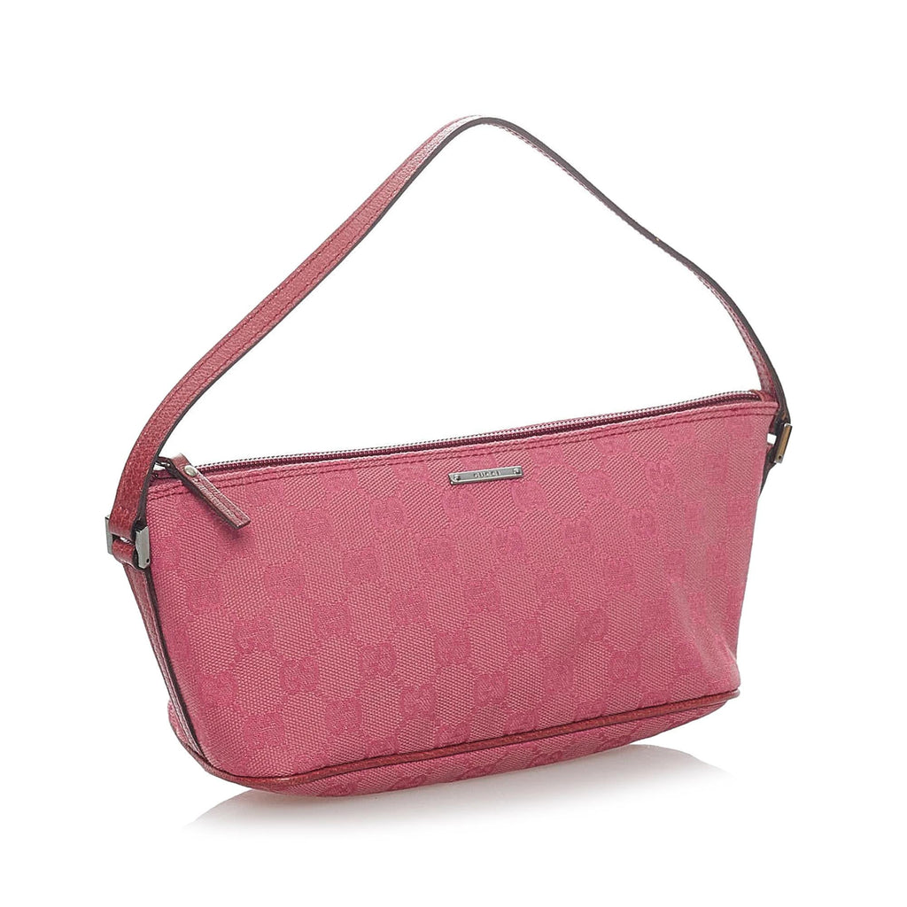Gucci GG Canvas Boat Baguette (SHG-31572)