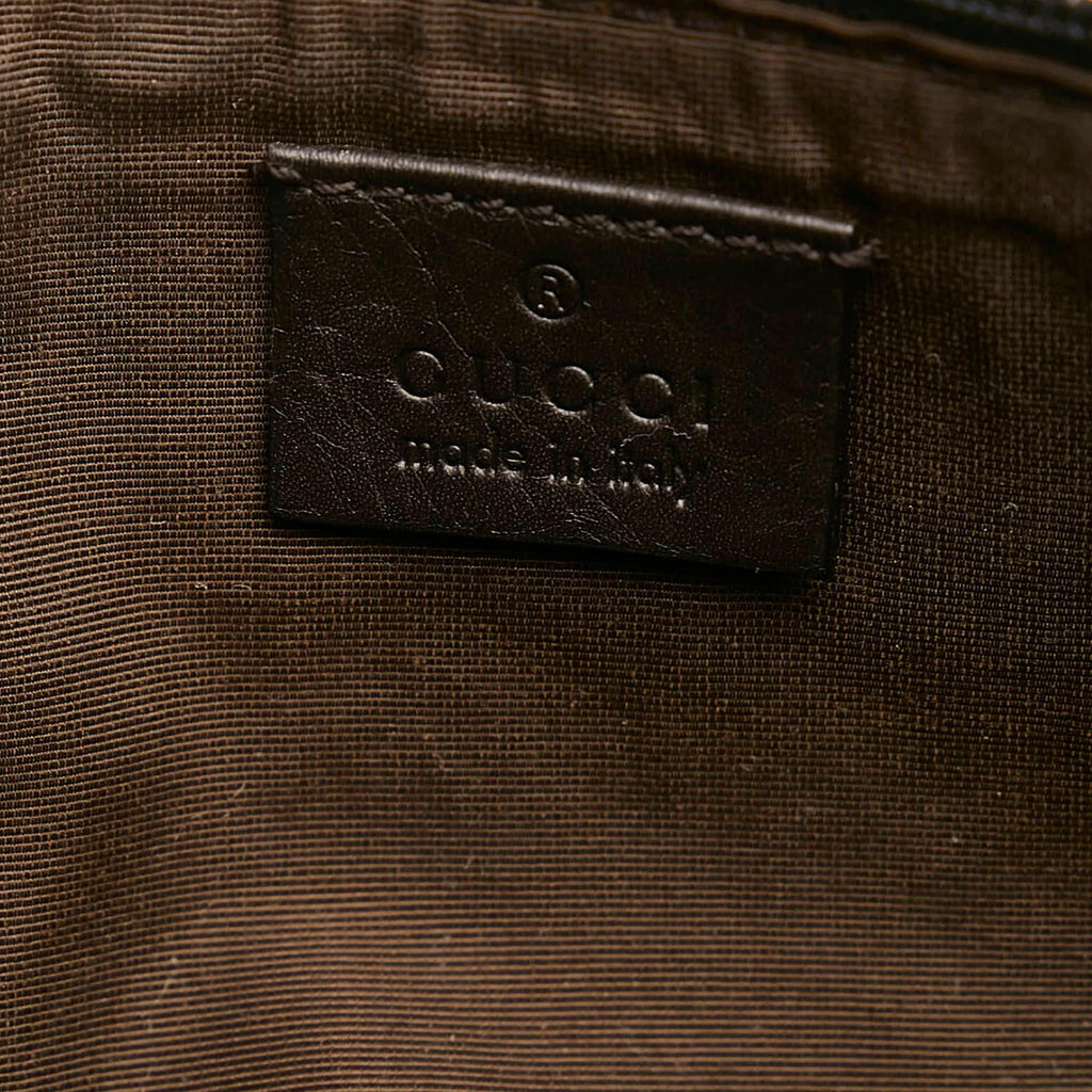 Gucci GG Canvas Boat Baguette (SHG-31599)