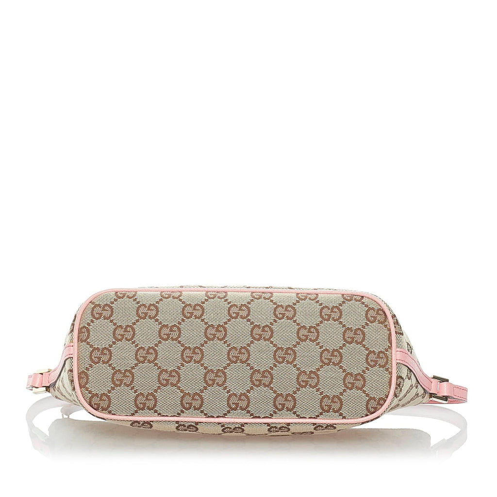 Gucci GG Canvas Boat Baguette (SHG-31608)