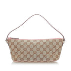 Gucci GG Canvas Boat Baguette (SHG-31608)