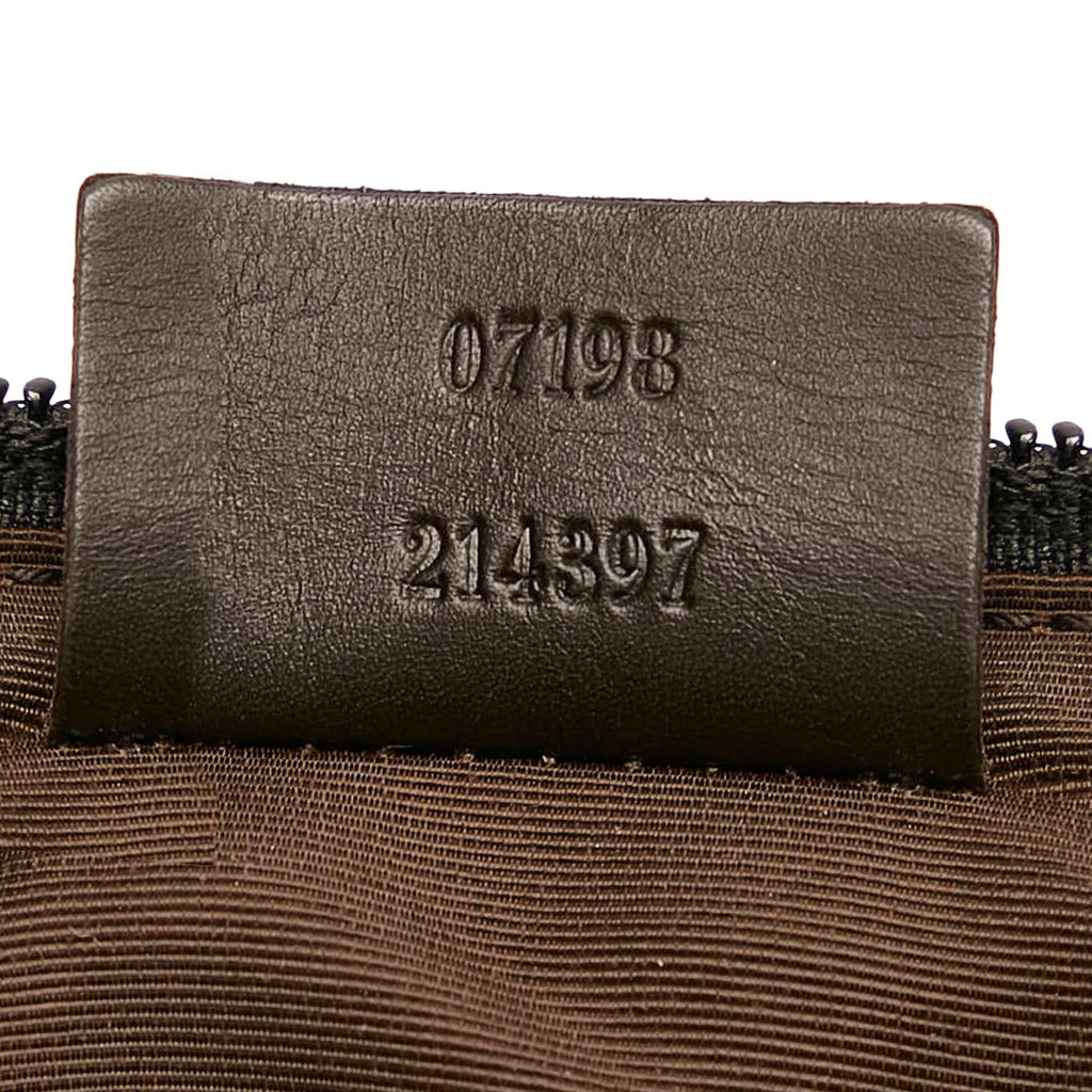 Gucci GG Canvas Boat Baguette (SHG-31611)