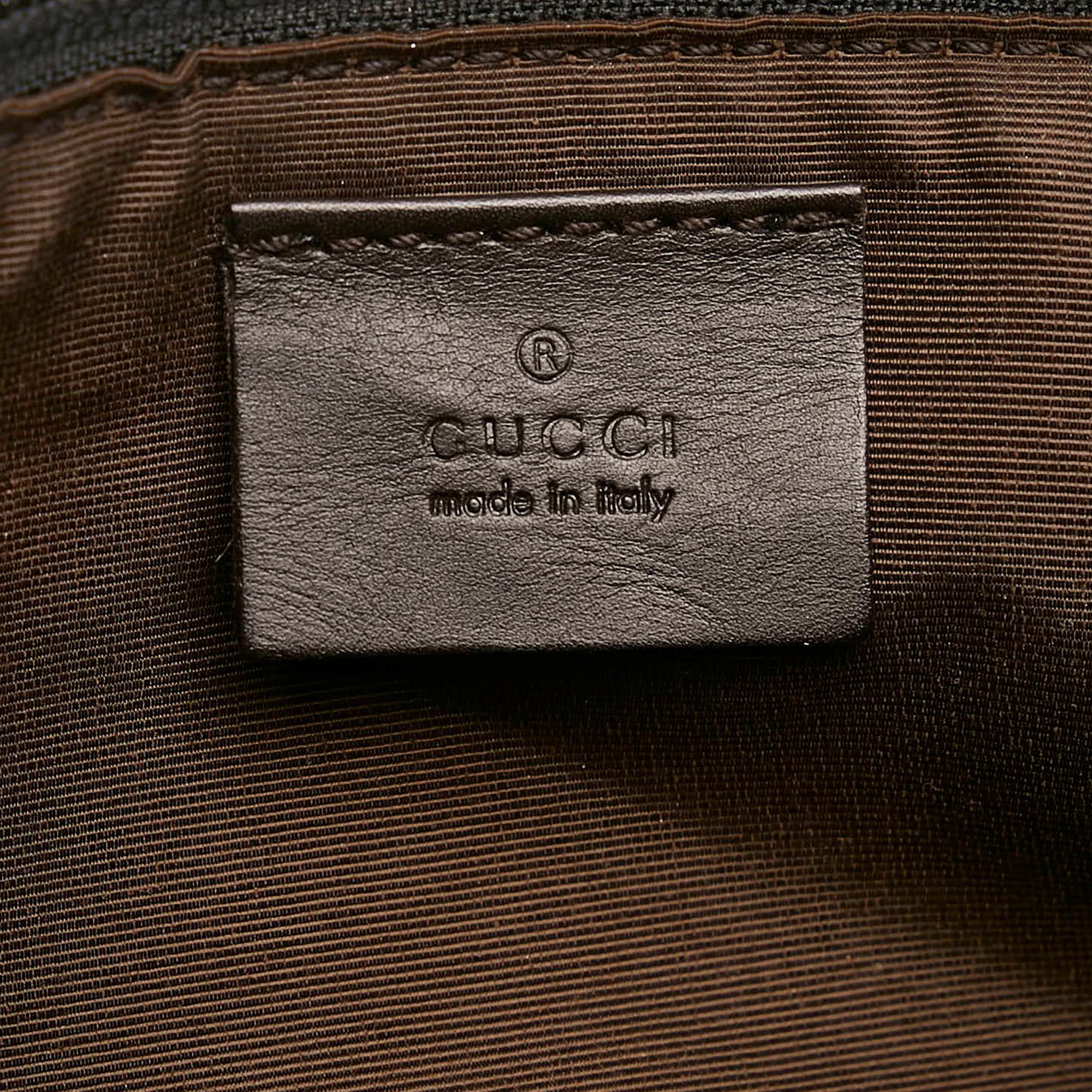 Gucci GG Canvas Boat Baguette (SHG-31611)