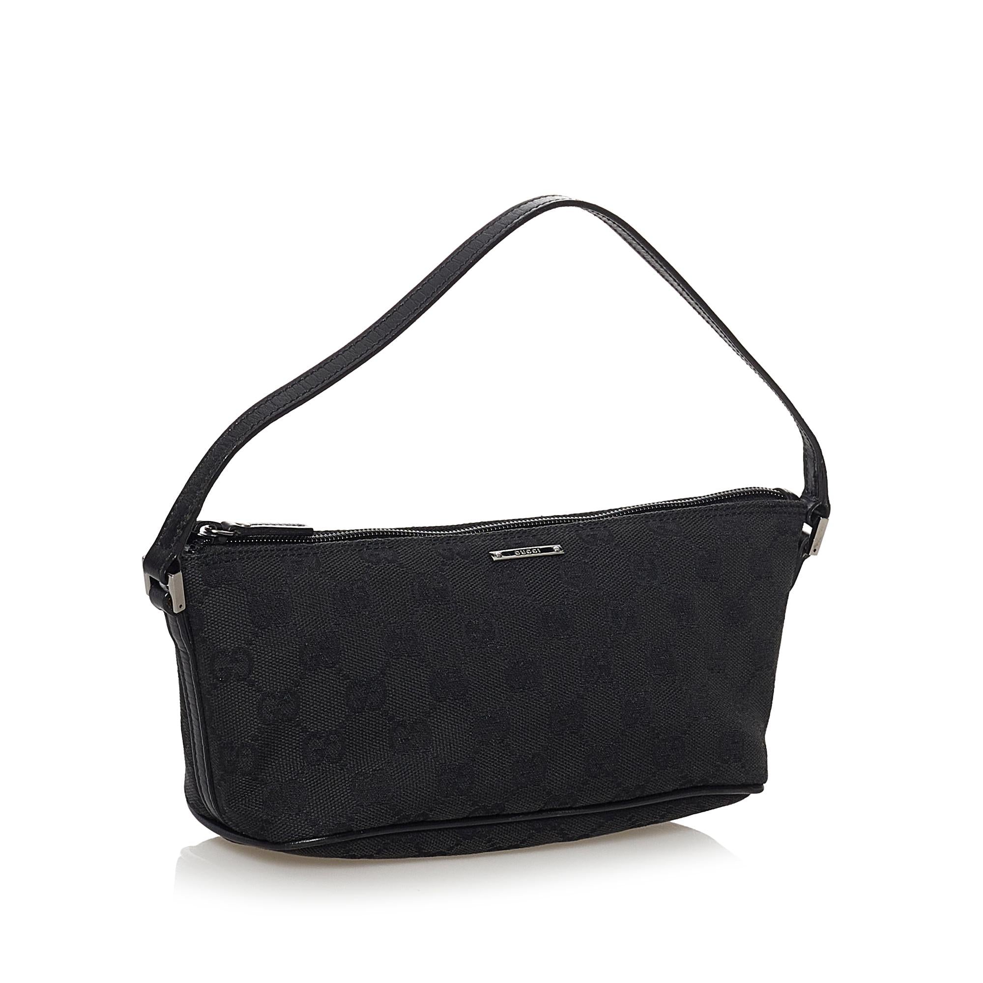 Gucci GG Canvas Boat Baguette (SHG-31770)