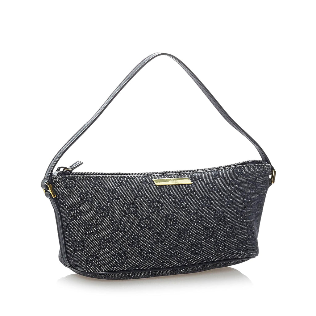 Gucci GG Canvas Boat Baguette (SHG-32025)