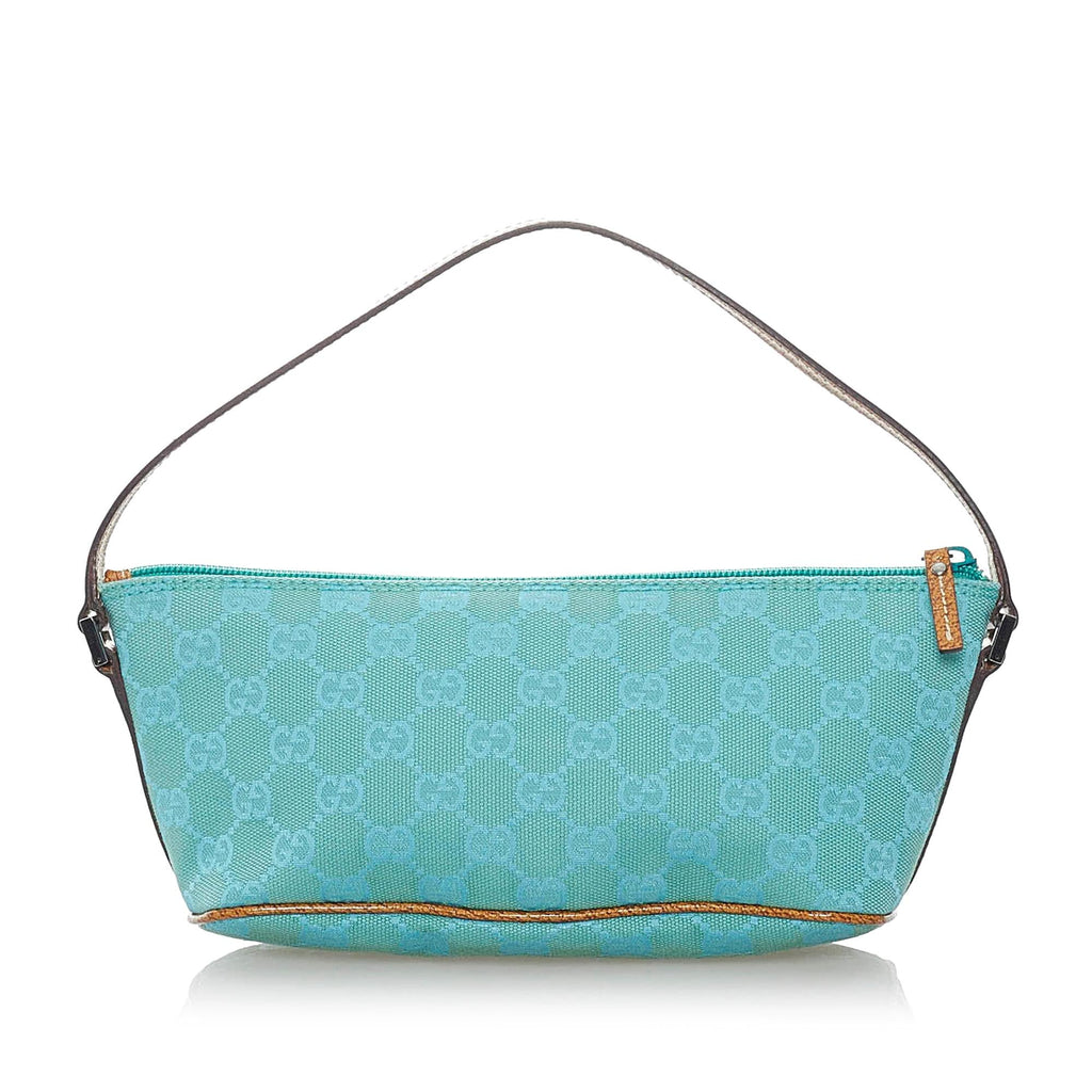 Gucci GG Canvas Boat Baguette (SHG-32052)