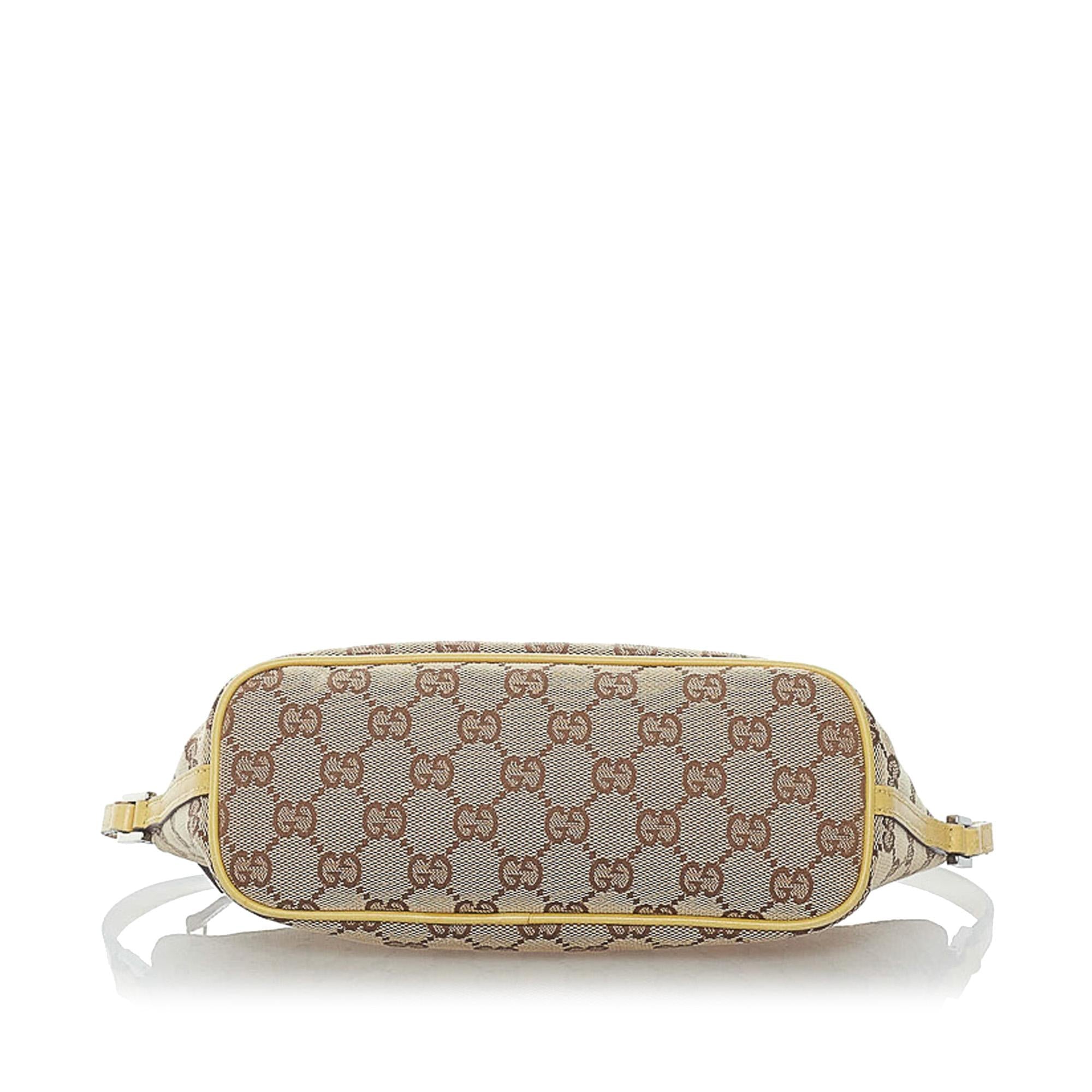 Gucci GG Canvas Boat Baguette (SHG-32054)