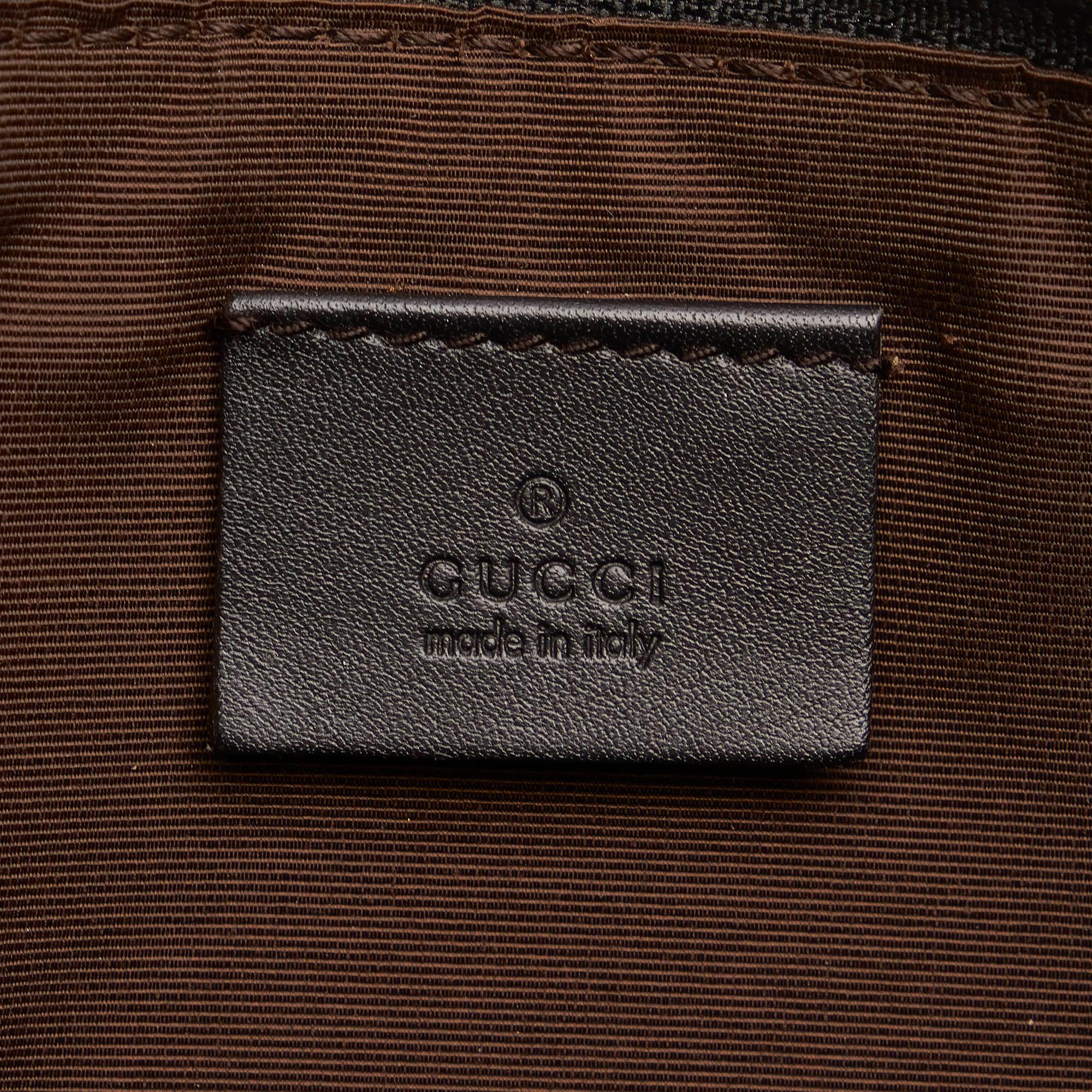 Gucci GG Canvas Boat Baguette (SHG-32079)