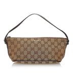 Gucci GG Canvas Boat Baguette (SHG-32204)