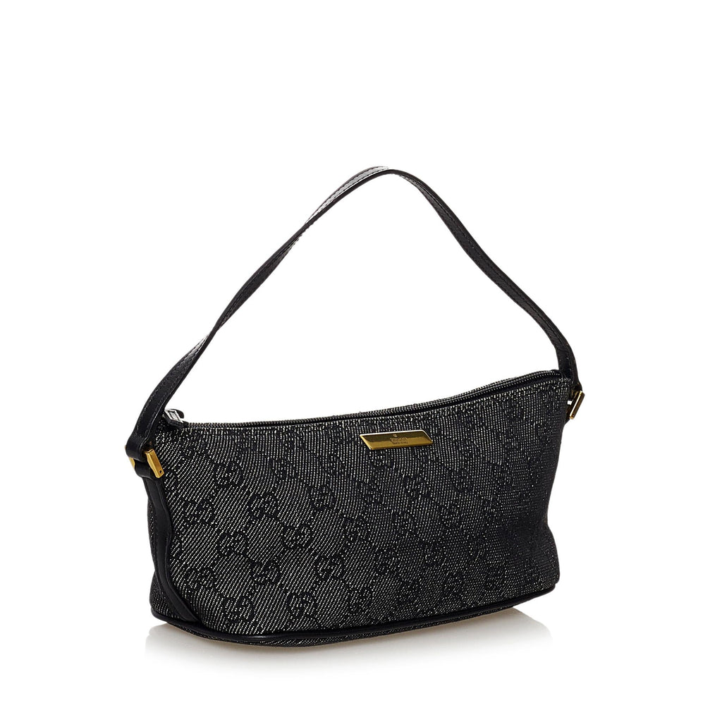 Gucci GG Canvas Boat Baguette (SHG-32251)