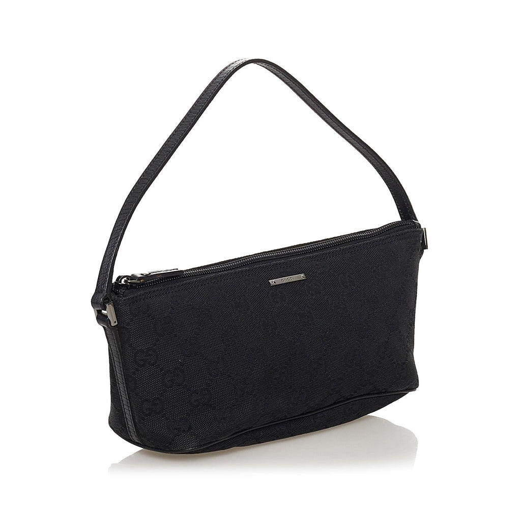 Gucci GG Canvas Boat Baguette (SHG-32308)