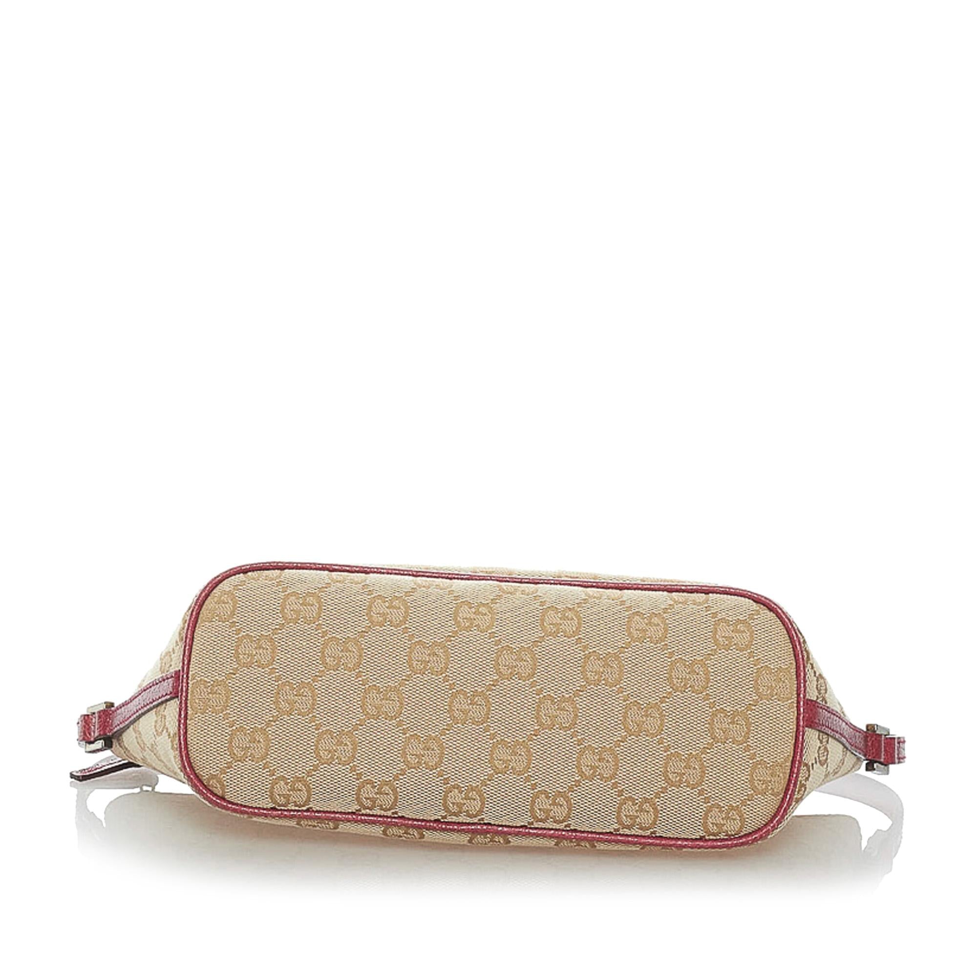Gucci GG Canvas Boat Baguette (SHG-32391)