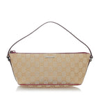 Gucci GG Canvas Boat Baguette (SHG-32391)