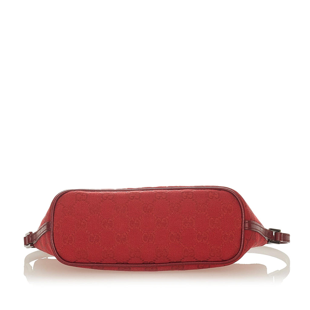 Gucci GG Canvas Boat Baguette (SHG-32496)